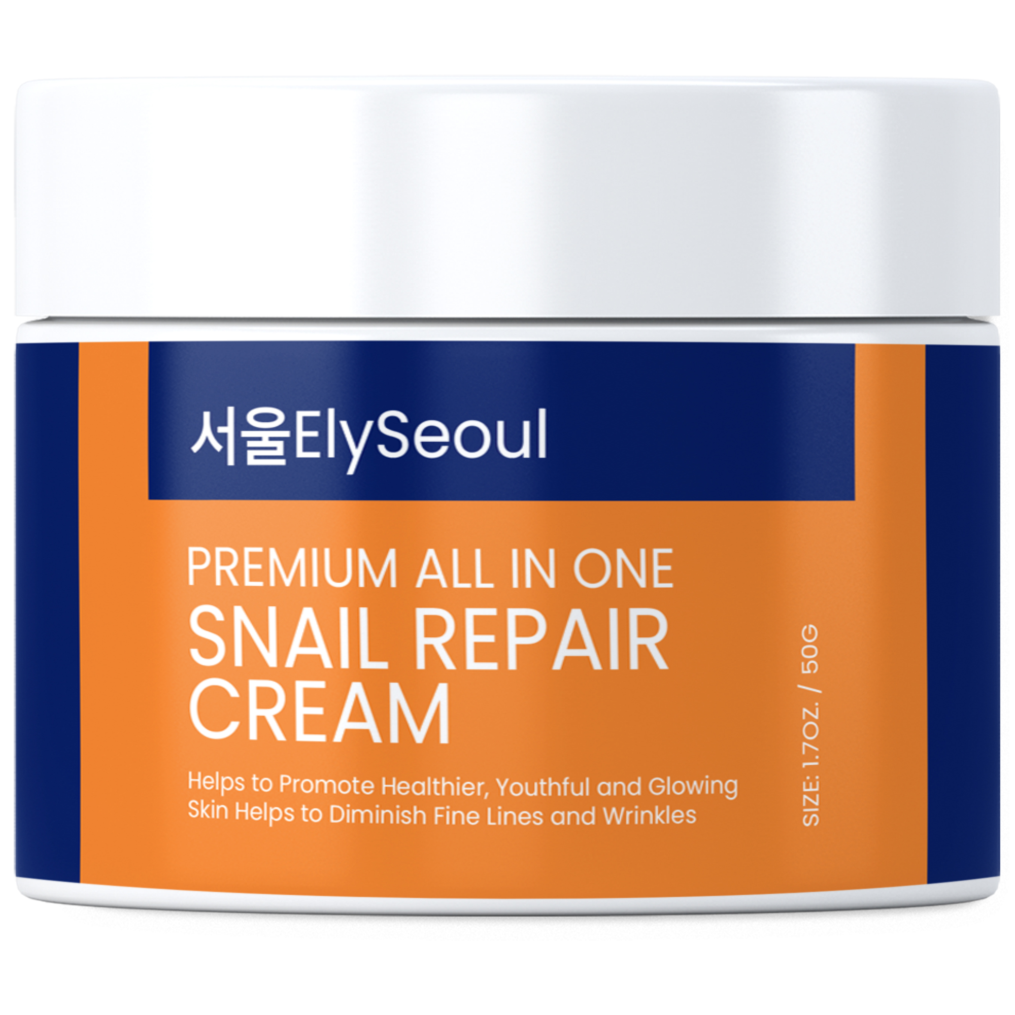 Korean Skin Care Snail Repair Cream With Effective 97 Snail Mucin For 